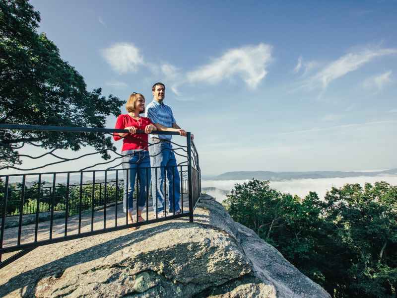 Jump Off Rock in Hendersonville, NC